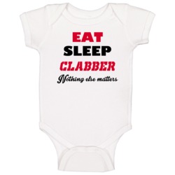 Eat Sleep Clabber Popular Card Game Baby One Piece Eat Sleep Clabber Popular Card Game Baby One Piece