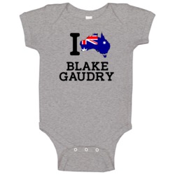 I Love Blake Gaudry Australia Gymnastics Trampoline Olympics Baby One I Love Blake Gaudry Australia Gymnastics Trampoline Olympics Baby One