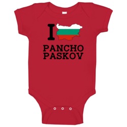 I Love Pancho Paskov Bulgaria Fencing Olympics Baby One Piece I Love Pancho Paskov Bulgaria Fencing Olympics Baby One Piece