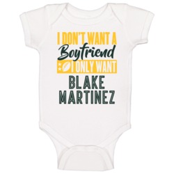 I Only Want Blake Martinez Green Bay Football Sports Athlete Baby One I Only Want Blake Martinez Green Bay Football Sports Athlete Baby One