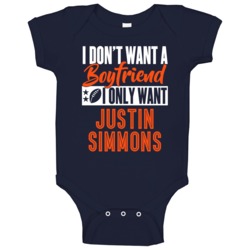 I Only Want Justin Simmons Denver Football Sports Athlete Baby One Pie I Only Want Justin Simmons Denver Football Sports Athlete Baby One Pie