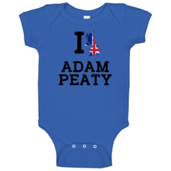I Love Adam Peaty Great Britain Swimming Olympics Baby One Piece I Love Adam Peaty Great Britain Swimming Olympics Baby One Piece