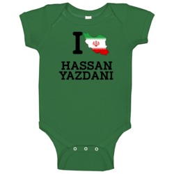 I Love Hassan Yazdani Iran Wrestling Olympics Baby One Piece I Love Hassan Yazdani Iran Wrestling Olympics Baby One Piece