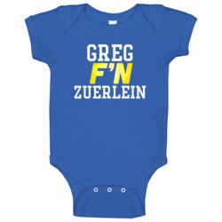 Greg F'n Zuerlein Los Angeles Football Funny Player Baby One Piece Greg F'n Zuerlein Los Angeles Football Funny Player Baby One Piece
