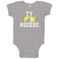 Ty F'n Nsekhe Washington Football Funny Player Baby One Piece Ty F'n Nsekhe Washington Football Funny Player Baby One Piece