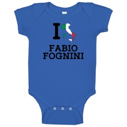 I Love Fabio Fognini Italy Tennis Olympics Baby One Piece I Love Fabio Fognini Italy Tennis Olympics Baby One Piece