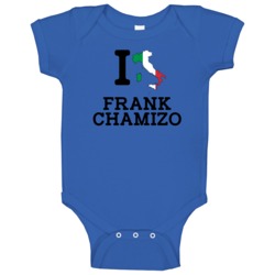 I Love Frank Chamizo Italy Wrestling Olympics Baby One Piece I Love Frank Chamizo Italy Wrestling Olympics Baby One Piece