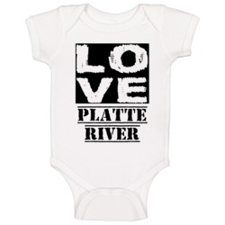 Platte River Camping Outdoor Love Nature Cool Camper Baby One Piece Platte River Camping Outdoor Love Nature Cool Camper Baby One Piece