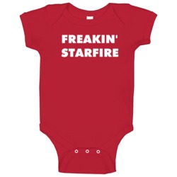 Freakin' Starfire Teen Titans Go Tv Character Baby One Piece Freakin' Starfire Teen Titans Go Tv Character Baby One Piece