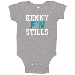 Kenny F'n Stills Miami Football Funny Player Baby One Piece Kenny F'n Stills Miami Football Funny Player Baby One Piece