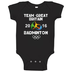 Great Britain Badminton Team Rio 2016 Olympic Games Sport Baby One Pie Great Britain Badminton Team Rio 2016 Olympic Games Sport Baby One Pie