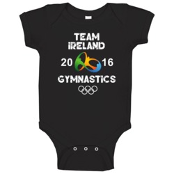 Ireland Gymnastics Team Rio 2016 Olympic Games Sport Baby One Piece Ireland Gymnastics Team Rio 2016 Olympic Games Sport Baby One Piece