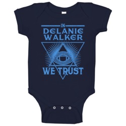 Delanie Walker We Trust Sports Football Tennessee Fan Baby One Piece Delanie Walker We Trust Sports Football Tennessee Fan Baby One Piece