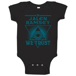 Jalen Ramsey We Trust Sports Football Jacksonville Fan Baby One Piece Jalen Ramsey We Trust Sports Football Jacksonville Fan Baby One Piece