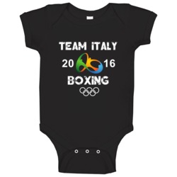 Italy Boxing Team Rio 2016 Olympic Games Sport Baby One Piece Italy Boxing Team Rio 2016 Olympic Games Sport Baby One Piece
