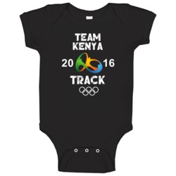 Kenya Track Team Rio 2016 Olympic Games Sport Baby One Piece Kenya Track Team Rio 2016 Olympic Games Sport Baby One Piece