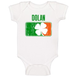 Dolan Distressed Ireland Irish Family Custom St Patricks Day Flag Baby Dolan Distressed Ireland Irish Family Custom St Patricks Day Flag Baby