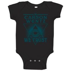 Carson Wentz We Trust Sports Football Philadelphia Fan Baby One Piece Carson Wentz We Trust Sports Football Philadelphia Fan Baby One Piece