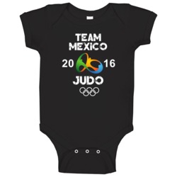 Mexico Judo Team Rio 2016 Olympic Games Sport Baby One Piece Mexico Judo Team Rio 2016 Olympic Games Sport Baby One Piece