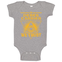 Derek Carrier We Trust Sports Football Washington Fan Baby One Piece Derek Carrier We Trust Sports Football Washington Fan Baby One Piece