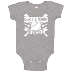 Charlie Blackmon For President Colorado Baseball Player Funny Baby One Charlie Blackmon For President Colorado Baseball Player Funny Baby One