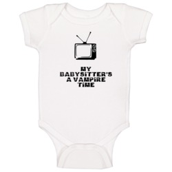 My Babysitter's A Vampire Time Favorite Tv Show Baby One Piece My Babysitter's A Vampire Time Favorite Tv Show Baby One Piece