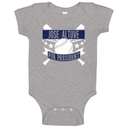 Jose Altuve For President Houston Baseball Player Funny Baby One Piece Jose Altuve For President Houston Baseball Player Funny Baby One Piece