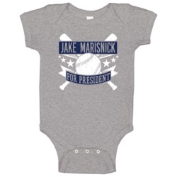 Jake Marisnick For President Houston Baseball Player Funny Baby One Pi Jake Marisnick For President Houston Baseball Player Funny Baby One Pi