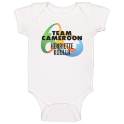 Henriette Koulla Cameroon Rio Olympics 2016 Logo Baby One Piece Henriette Koulla Cameroon Rio Olympics 2016 Logo Baby One Piece