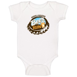 Missoula Marathon Beer Run Logo Baby One Piece Missoula Marathon Beer Run Logo Baby One Piece