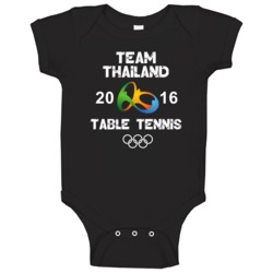 Thailand Table Tennis Team Rio 2016 Olympic Games Sport Baby One Piece Thailand Table Tennis Team Rio 2016 Olympic Games Sport Baby One Piece