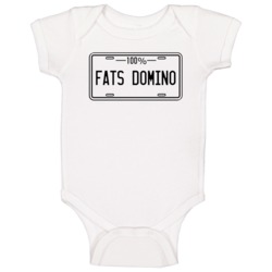 100 Percent Fats Domino Hollywood Walk Of Fame Baby One Piece 100 Percent Fats Domino Hollywood Walk Of Fame Baby One Piece