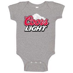 Coors Light Beer Cool Mountain Logo Baby One Piece Coors Light Beer Cool Mountain Logo Baby One Piece