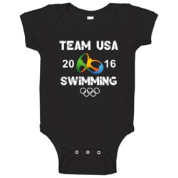 Usa Swimming Team Rio 2016 Olympic Games Sport Baby One Piece Usa Swimming Team Rio 2016 Olympic Games Sport Baby One Piece