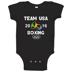 Usa Boxing Team Rio 2016 Olympic Games Sport Baby One Piece Usa Boxing Team Rio 2016 Olympic Games Sport Baby One Piece