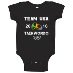Usa Taekwondo Team Rio 2016 Olympic Games Sport Baby One Piece Usa Taekwondo Team Rio 2016 Olympic Games Sport Baby One Piece