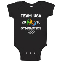 Usa Gymnastics Team Rio 2016 Olympic Games Sport Baby One Piece Usa Gymnastics Team Rio 2016 Olympic Games Sport Baby One Piece