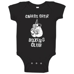 Carlos Ortiz Boxing Club Boxing Hall Of Fame Baby One Piece Carlos Ortiz Boxing Club Boxing Hall Of Fame Baby One Piece