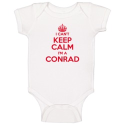 Family Conrad I Cant Keep Calm Baby One Piece Bodysuit Baby One Piece