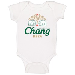 Chang Premium Quality Beer Brewery Cool Elephant Logo Baby One Piece Chang Premium Quality Beer Brewery Cool Elephant Logo Baby One Piece