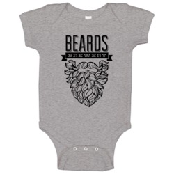 Beards Brewery Cool Beer Alcohol Logo Baby One Piece Beards Brewery Cool Beer Alcohol Logo Baby One Piece