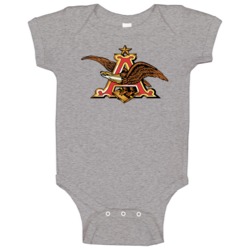 Anheuser Busch Beer Brewery Cool Alcohol Logo T Shrit Baby One Piece Anheuser Busch Beer Brewery Cool Alcohol Logo T Shrit Baby One Piece
