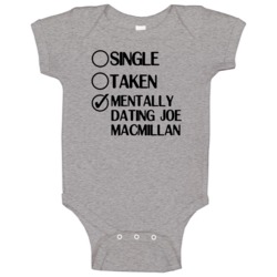 Single Taken Dating Joe Macmillan Halt And Catch Fire Baby One Piece Single Taken Dating Joe Macmillan Halt And Catch Fire Baby One Piece