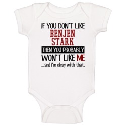 If You Don' T Like Benjen Stark You Won't Like Me Novel Character Baby