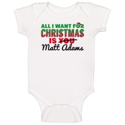 All I Want For Christmas Is Matt Adams St Louis Baseball Funny Baby On All I Want For Christmas Is Matt Adams St Louis Baseball Funny Baby On