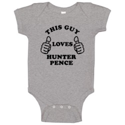 Hunter Pence This Guy Loves Basketball Hockey Baseball Football Baby O