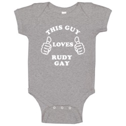 Rudy Gay This Gu Loves Basketball Hockey Baseball Football Baby One Pi