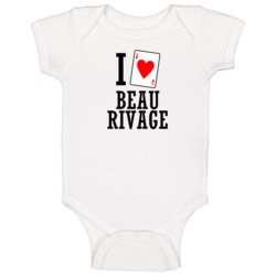 I Heart Beau Rivage Gambling Baby One Piece