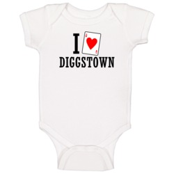 I Heart Diggstown Movie Baby One Piece
