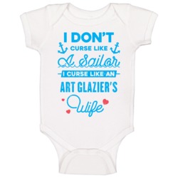Art Glazier Curse Like A Sailor Funny Job Wife Occupation Gift Baby On